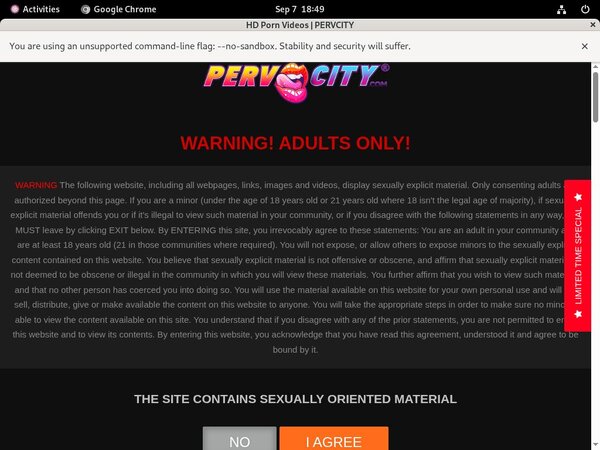 Promo Codes Pervcity.com